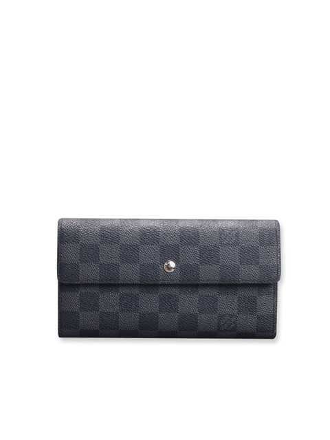 1:1 Copy Louis Vuitton Damier Graphite Canvas International Wallet N61215 Replica